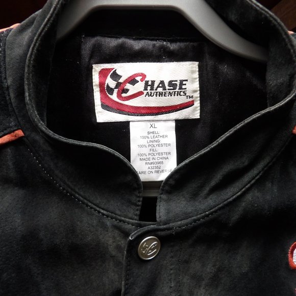 Chase Authentic Dale Earnhardt #3 Black Leather Jacket - Picture 5 of 5